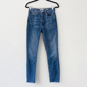RE/DONE Original high-rise ankle crop denim